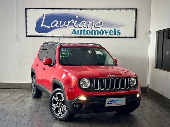 JEEP RENEGADE 2.0 16V TURBO DIESEL LONGITUDE 4P 4X4 AUTOMÁTICO JEEP RENEGADE 2.0 16V TURBO DIESEL LONGITUDE 4P 4X4 AUTOMÁTICO